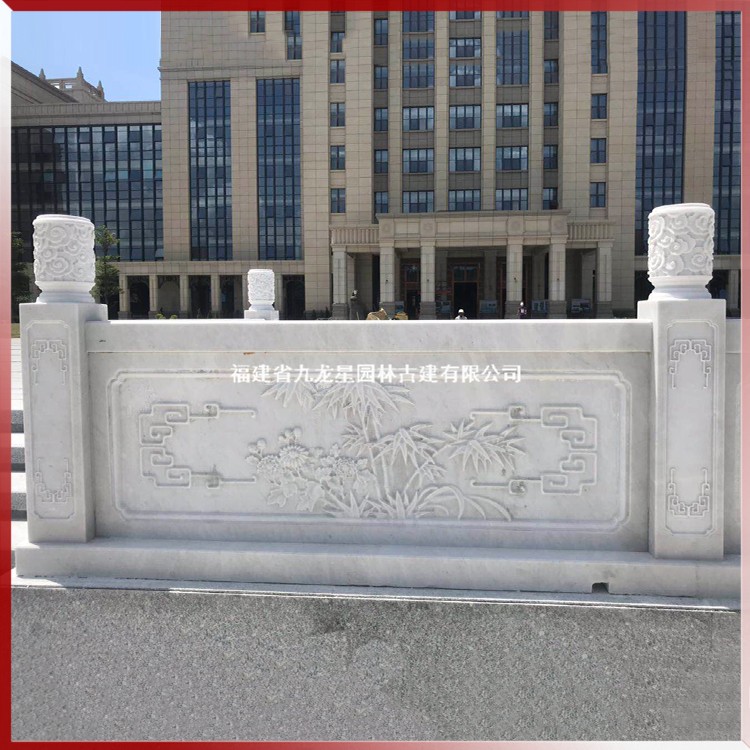 石雕升旗臺(tái)欄桿圖片