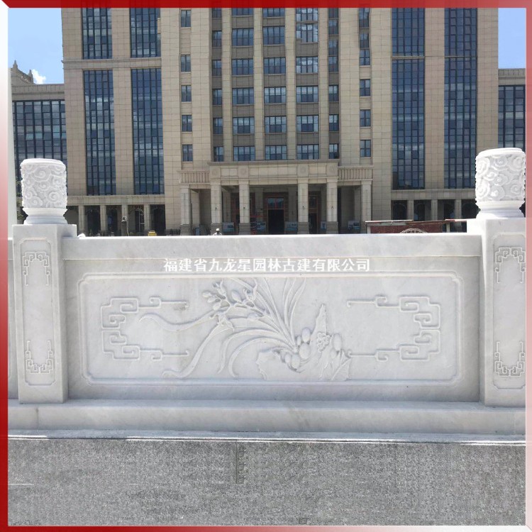 石雕升旗臺(tái)欄桿圖片